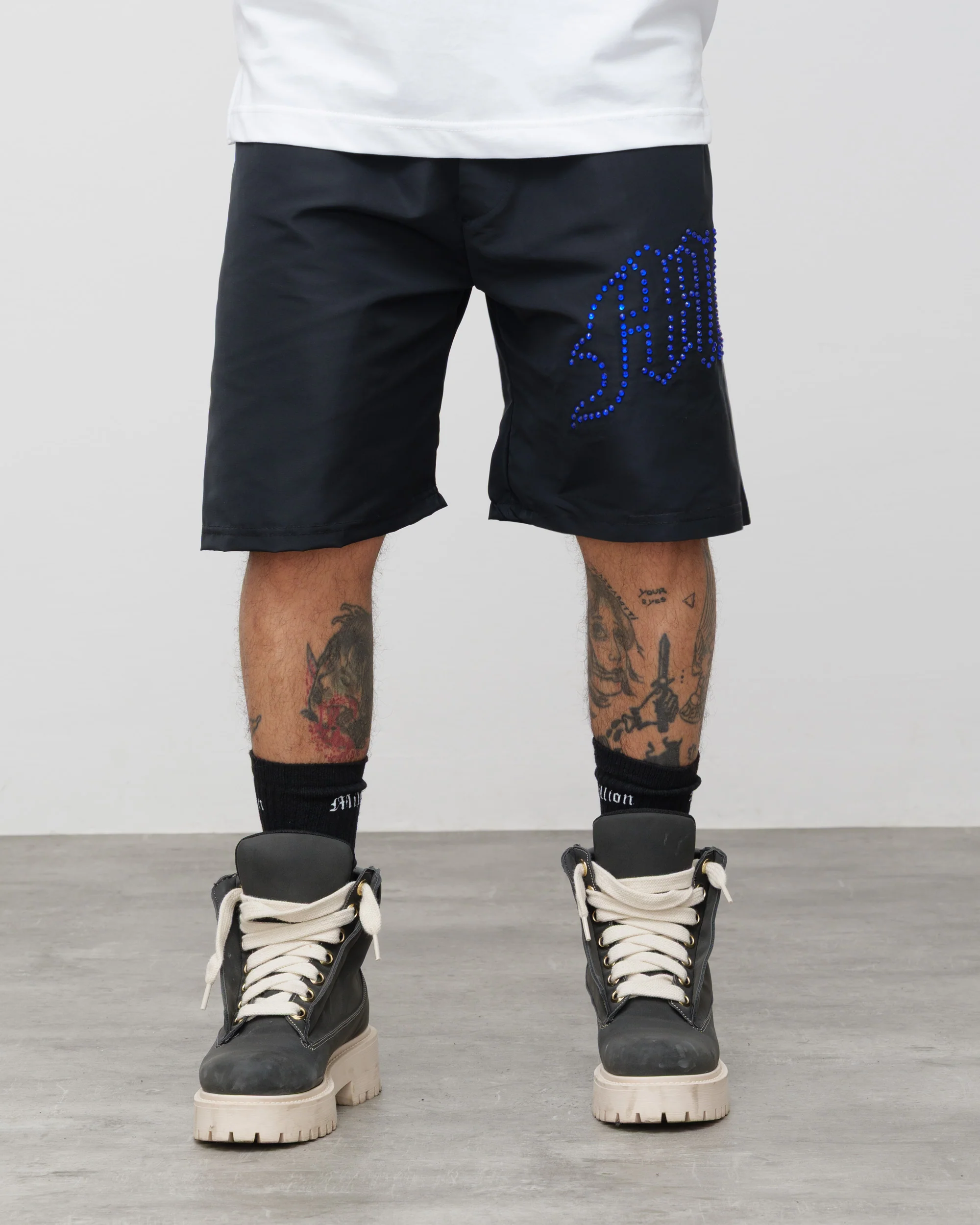 Shorts Tech Nero - Diamond Blu - Image 3