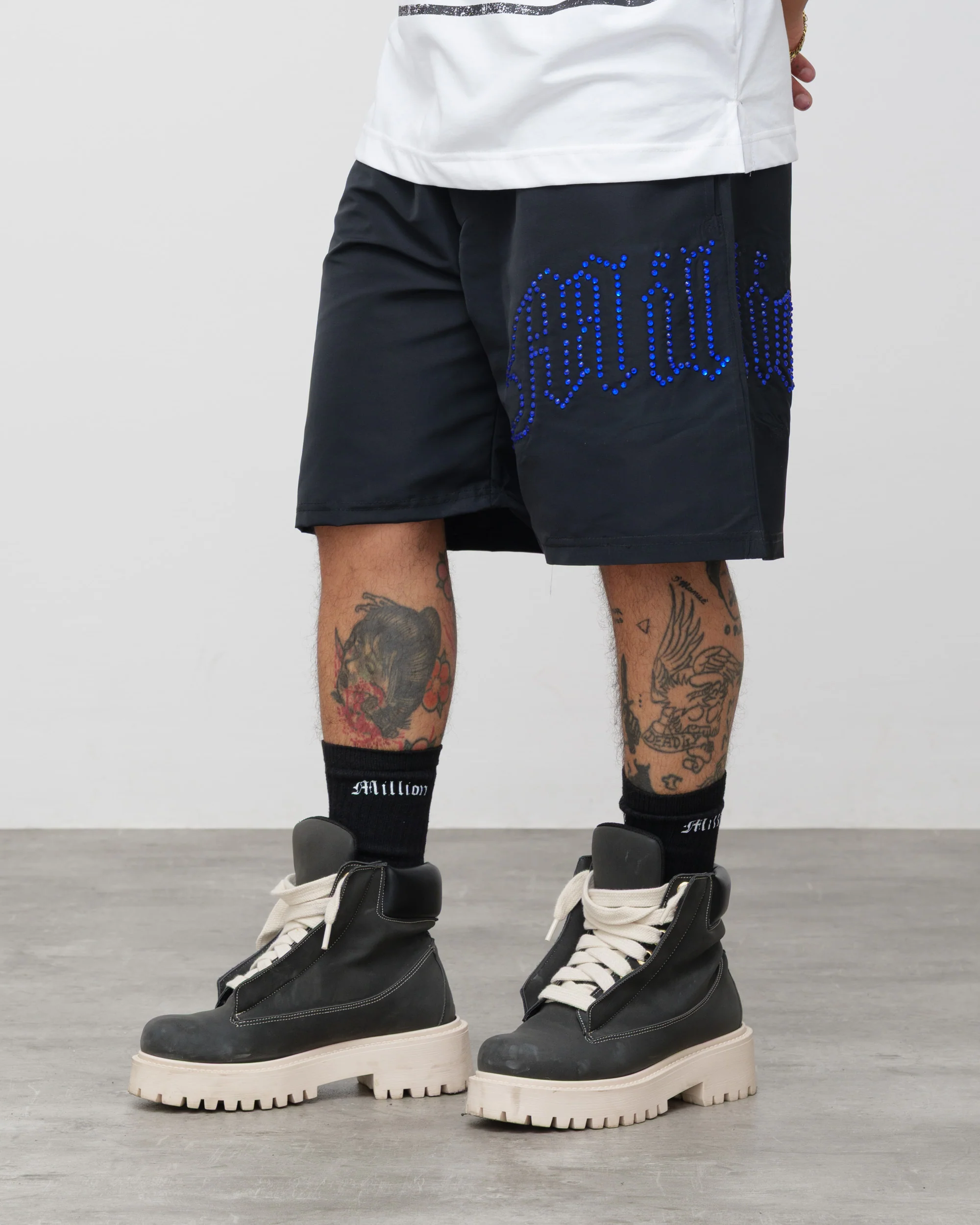 Shorts Tech Nero - Diamond Blu - Image 4