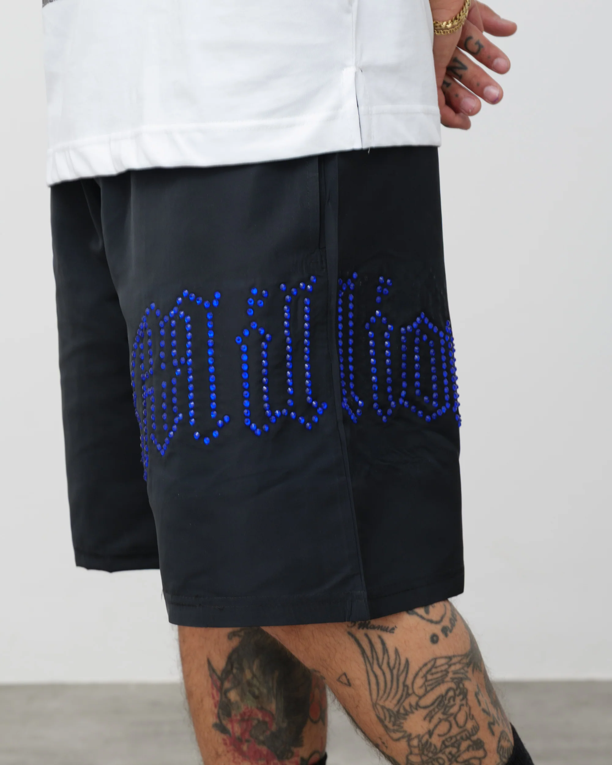 Shorts Tech Nero - Diamond Blu - Image 5