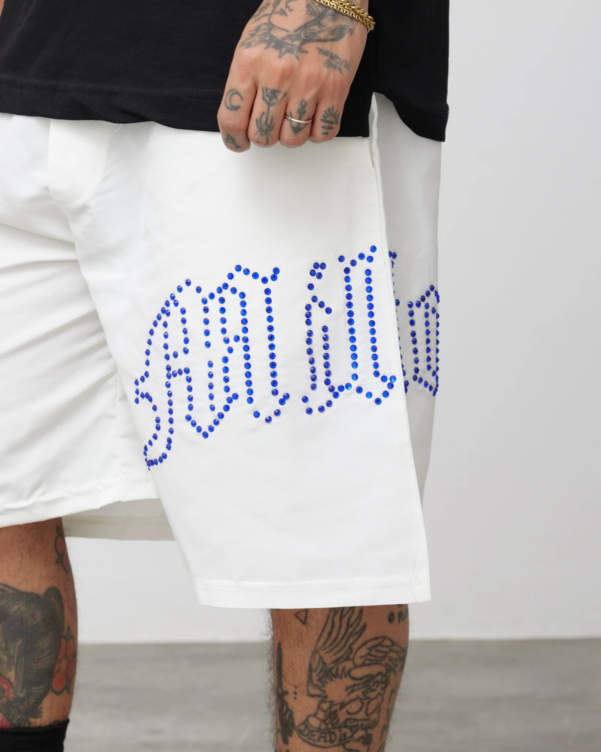 Shorts Tech Nero - Diamond Blu - Image 5